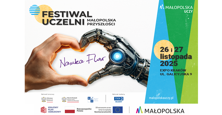 Zarejestruj się na warsztaty i wykłady dostępne podczas Festiwalu Uczelni - Małopolska Przyszłości