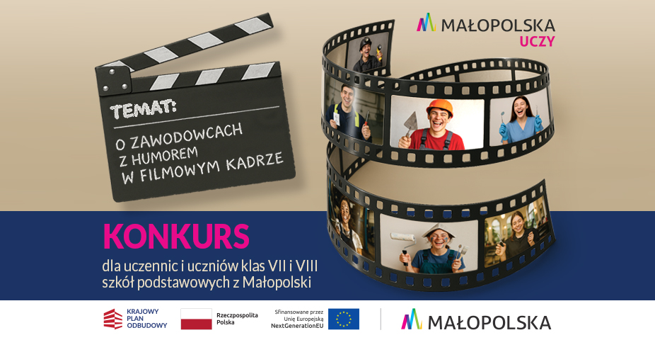 „O zawodowcach z humorem w filmowym kadrze” - konkurs filmowy dla uczniów szkół podstawowych