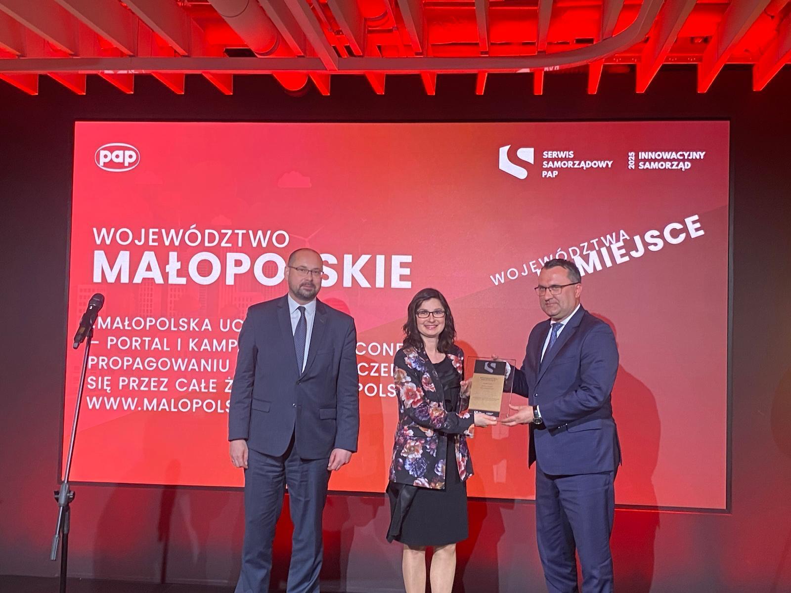 Małopolska po raz kolejny „Innowacyjnym Samorządem”