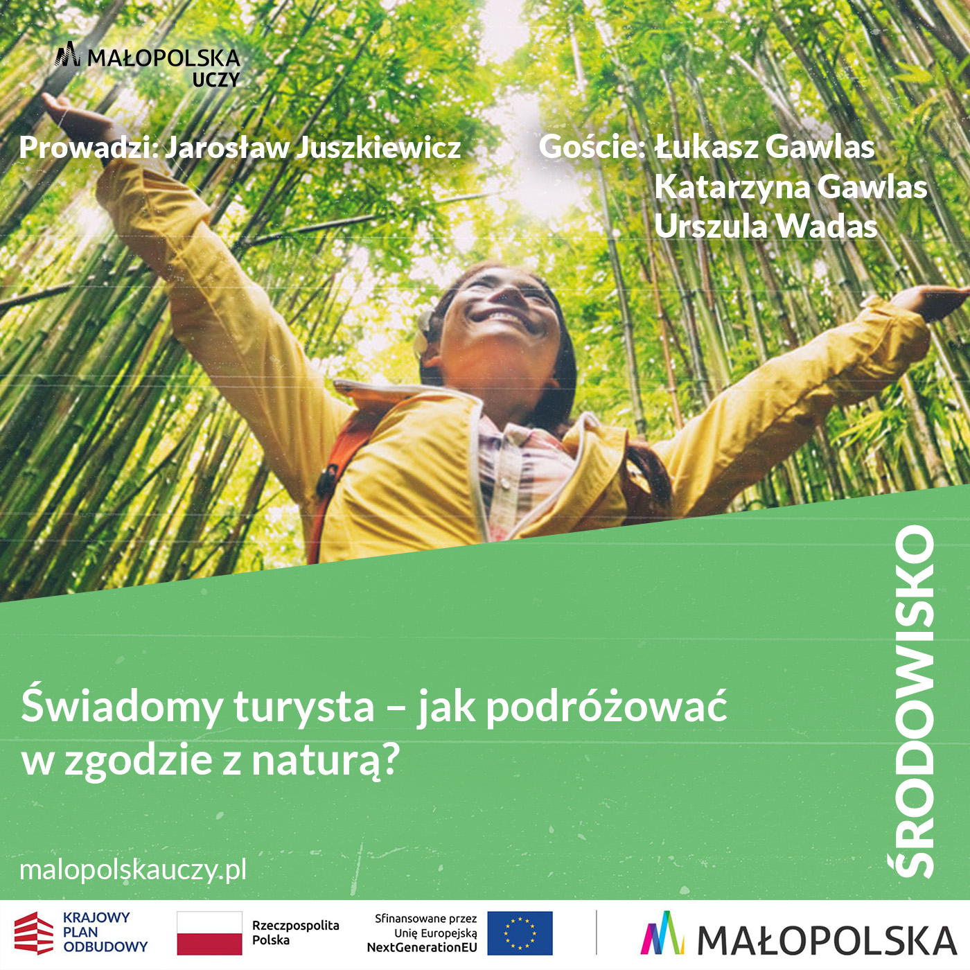 🎧  Zwiedzaj świat, nie zostawiając śladu! Czwarty odcinek podcastu Małopolska uczy o środowisku to prawdziwy manifest świadomego turysty 👉 malopolskauczy.pl/podcasty
