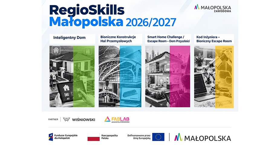 Ruszyła nowa edycja Konkursu RegioSkills Małopolska!
